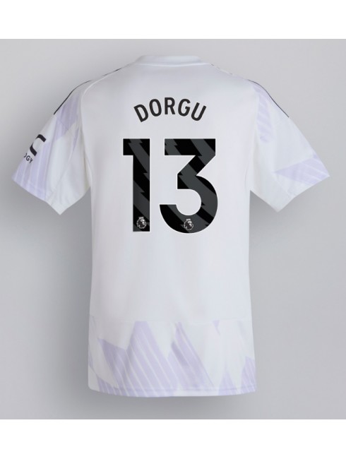 Manchester United Patrick Dorgu #13 Replika Borta Kläder 2025-26 Kortärmad Manchester United Patrick Dorgu #13 Replika Borta Kläder 2025-26 Kortärmad